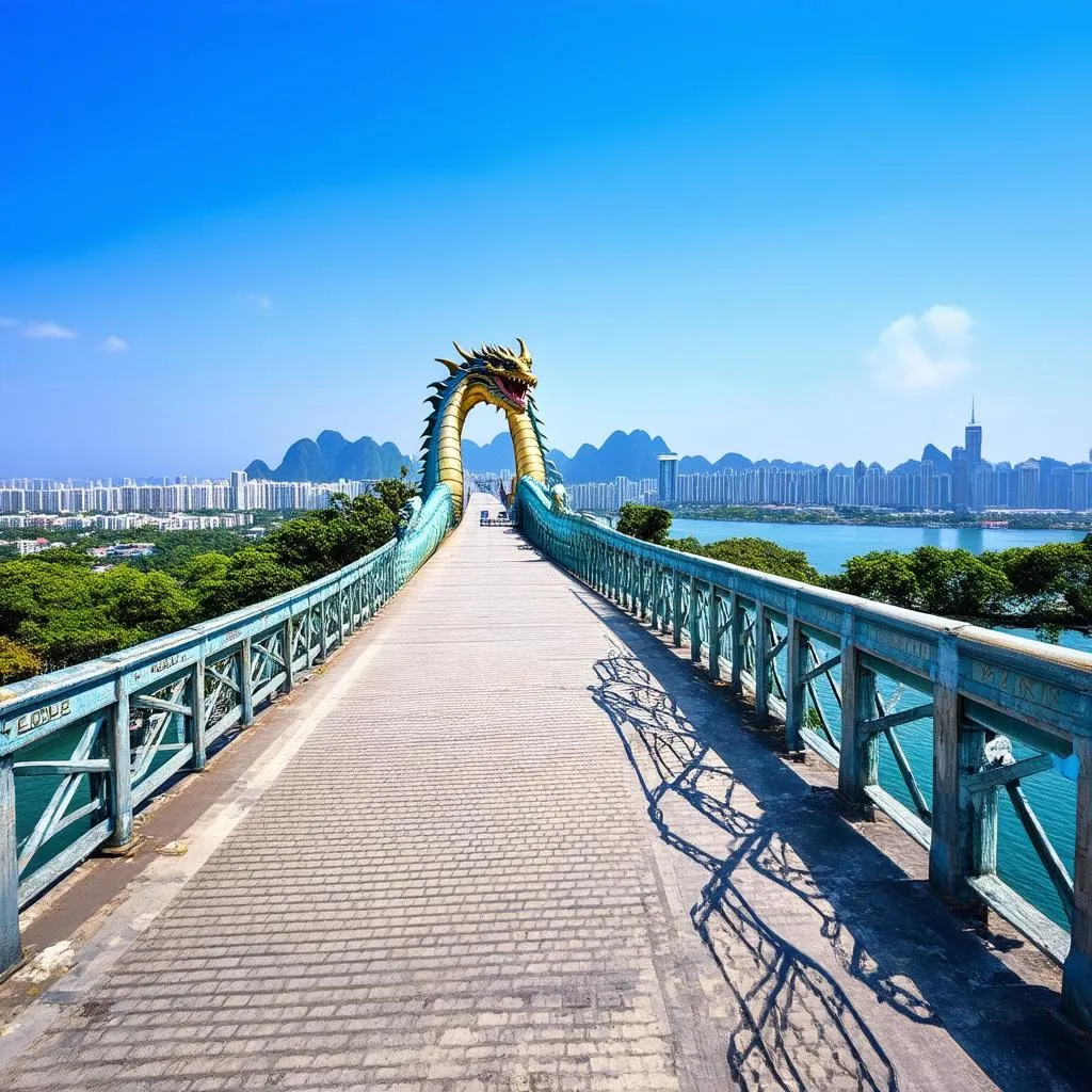 Dragon Bridge in Da Nang