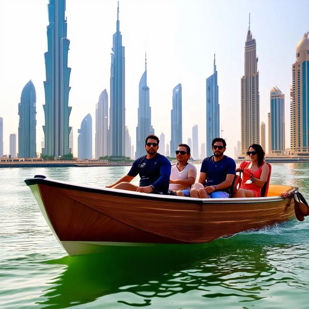 Dubai Creek abra ride