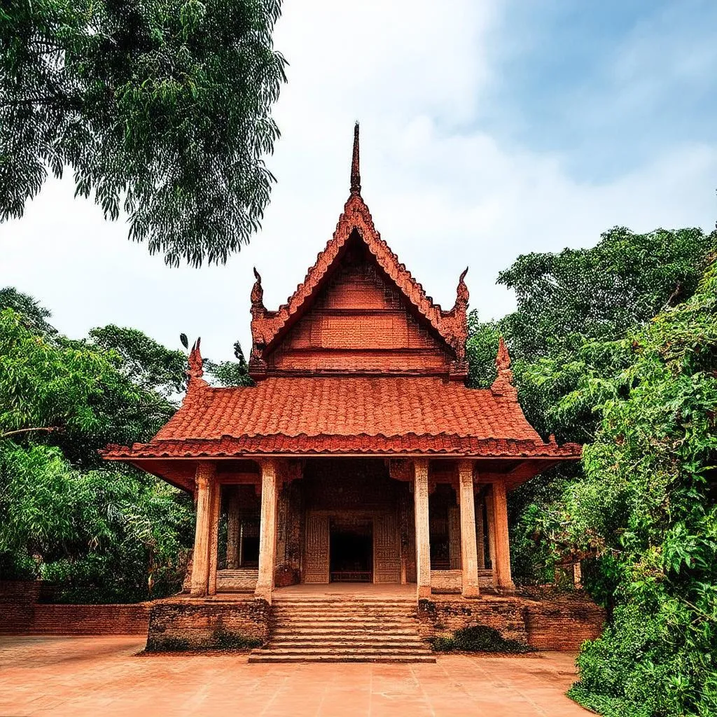 Duong Lam village temple