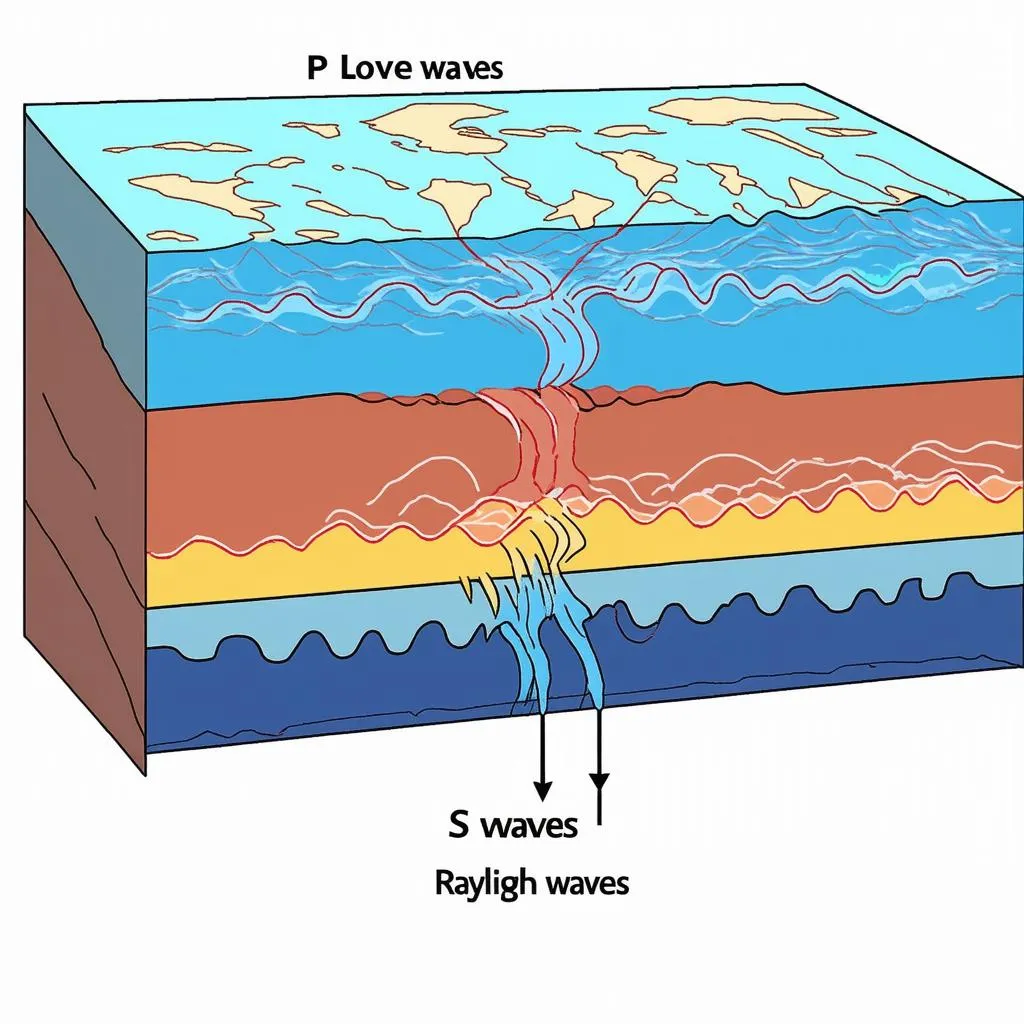 Earthquake Waves Diagram