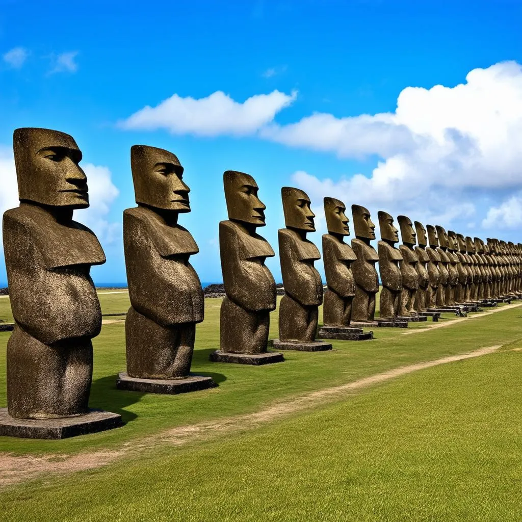 Easter Island Moai Statues