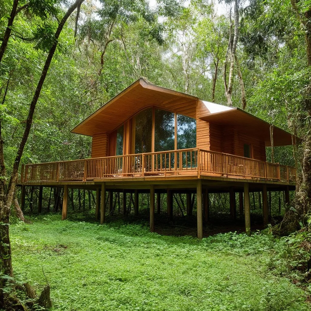 Eco-lodge amidst the forest