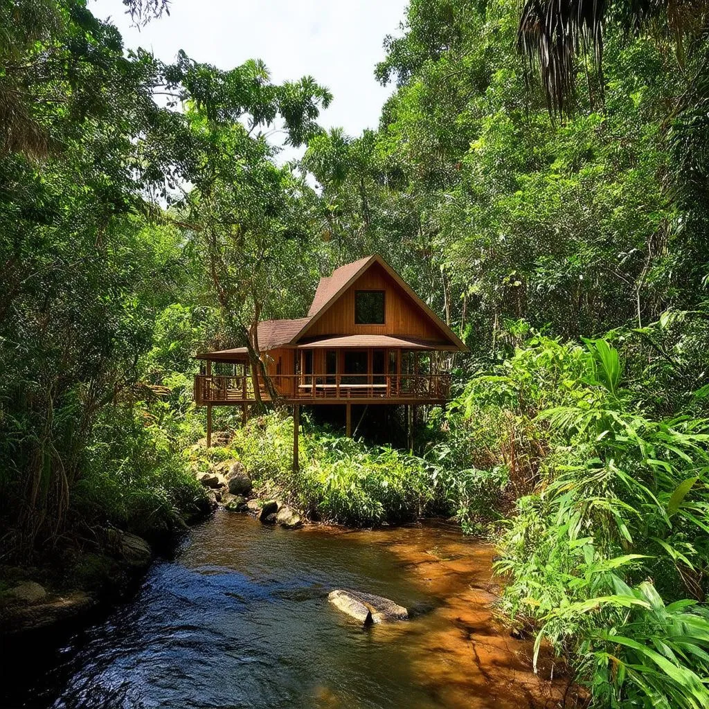 Eco Lodge in the Amazon Rainforest