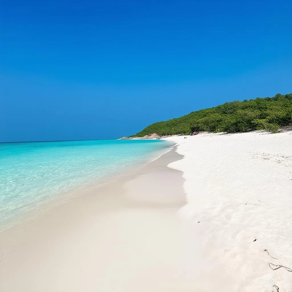 pristine beach