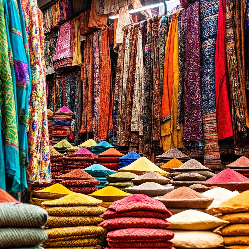 Bustling Egyptian Bazaar