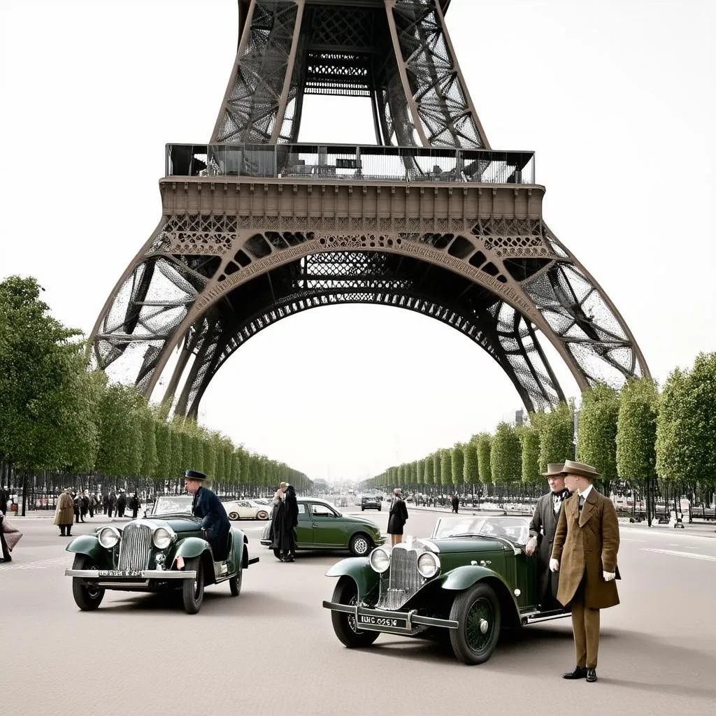 Eiffel Tower 1920s