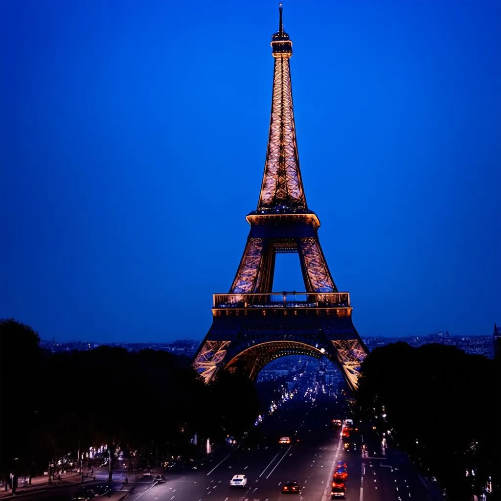 Paris at night