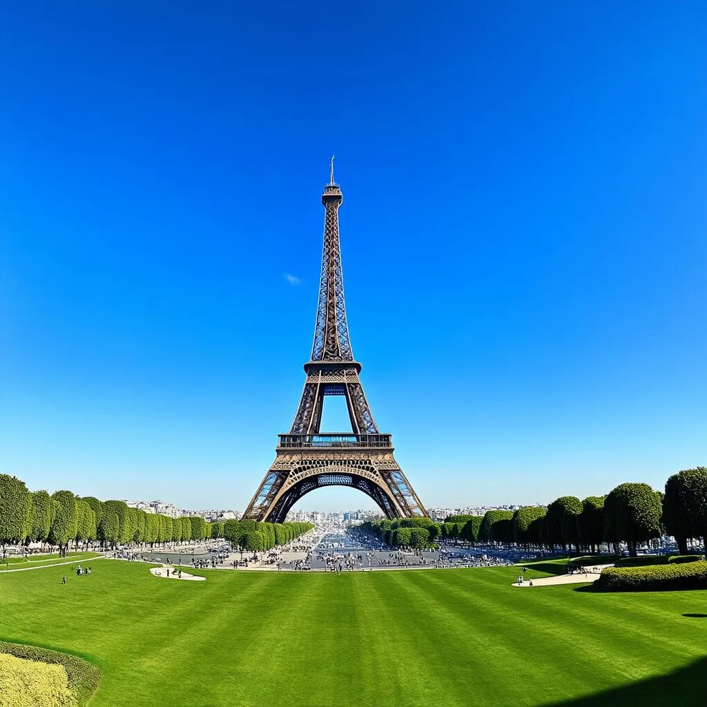 Iconic landmark in Paris