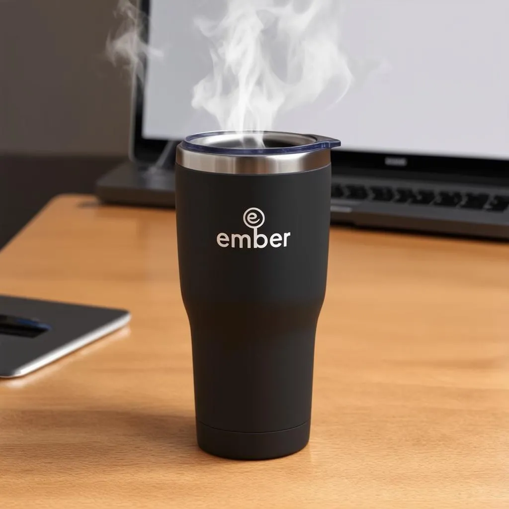 Ember Travel Mug on Desk