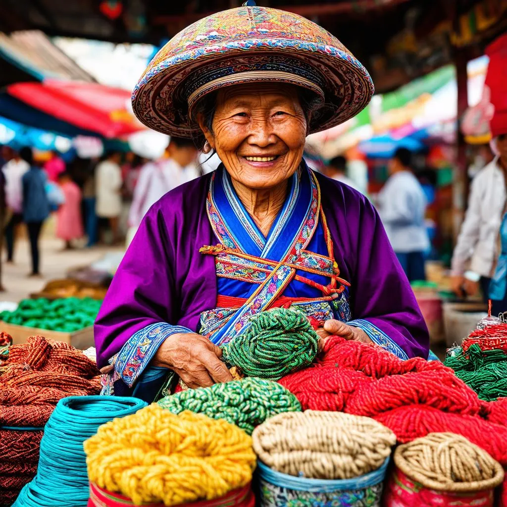 Ethnic Hmong woman in Sapa