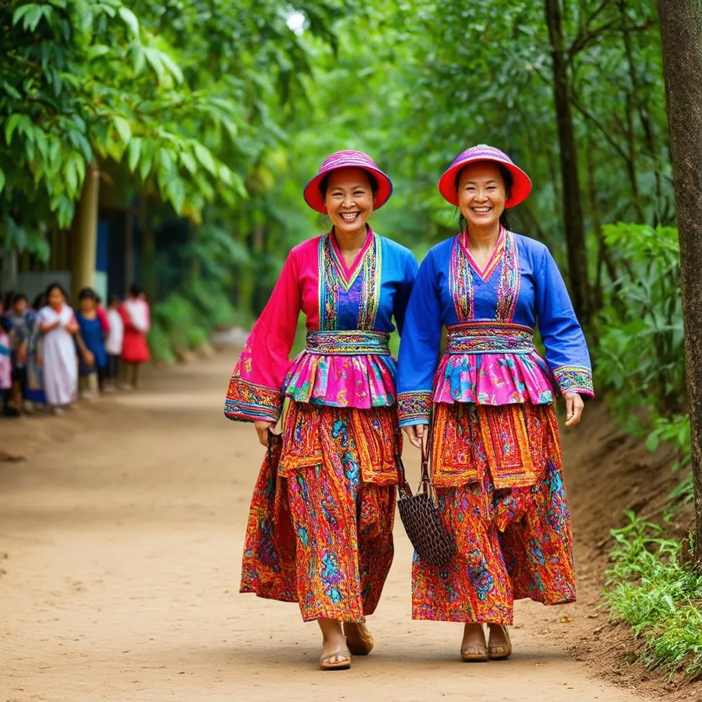 Women in Traditional Attire