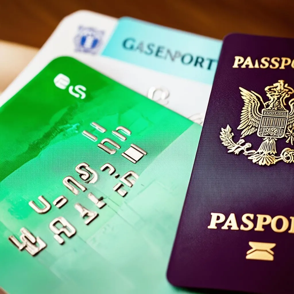 passport and green card