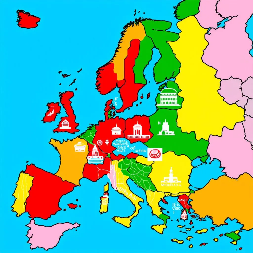 Europe Travel Map