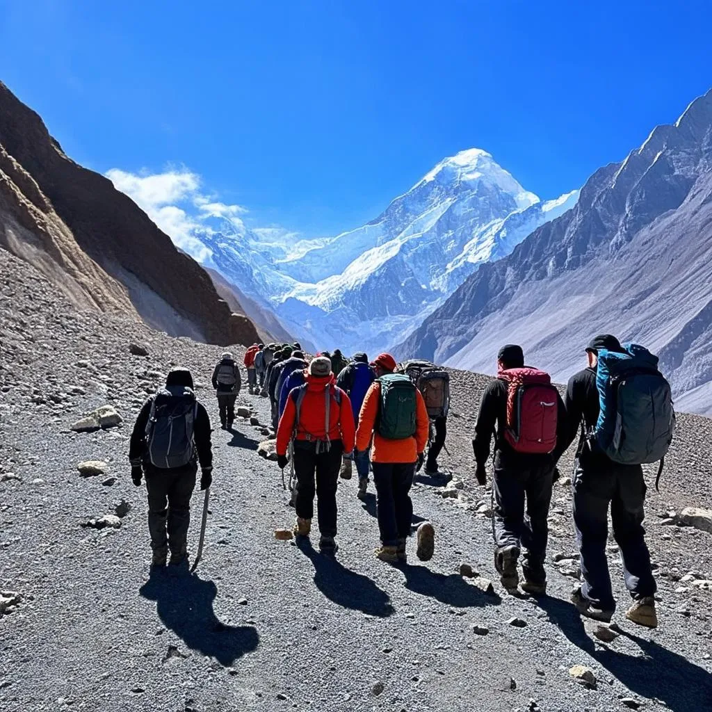 Trekking to Everest Base Camp