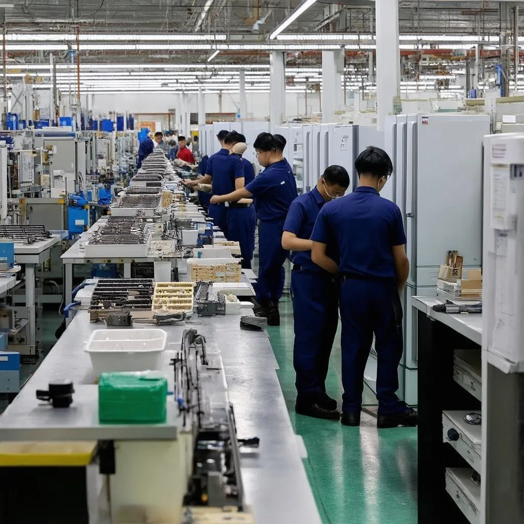 Refrigerator Assembly Line