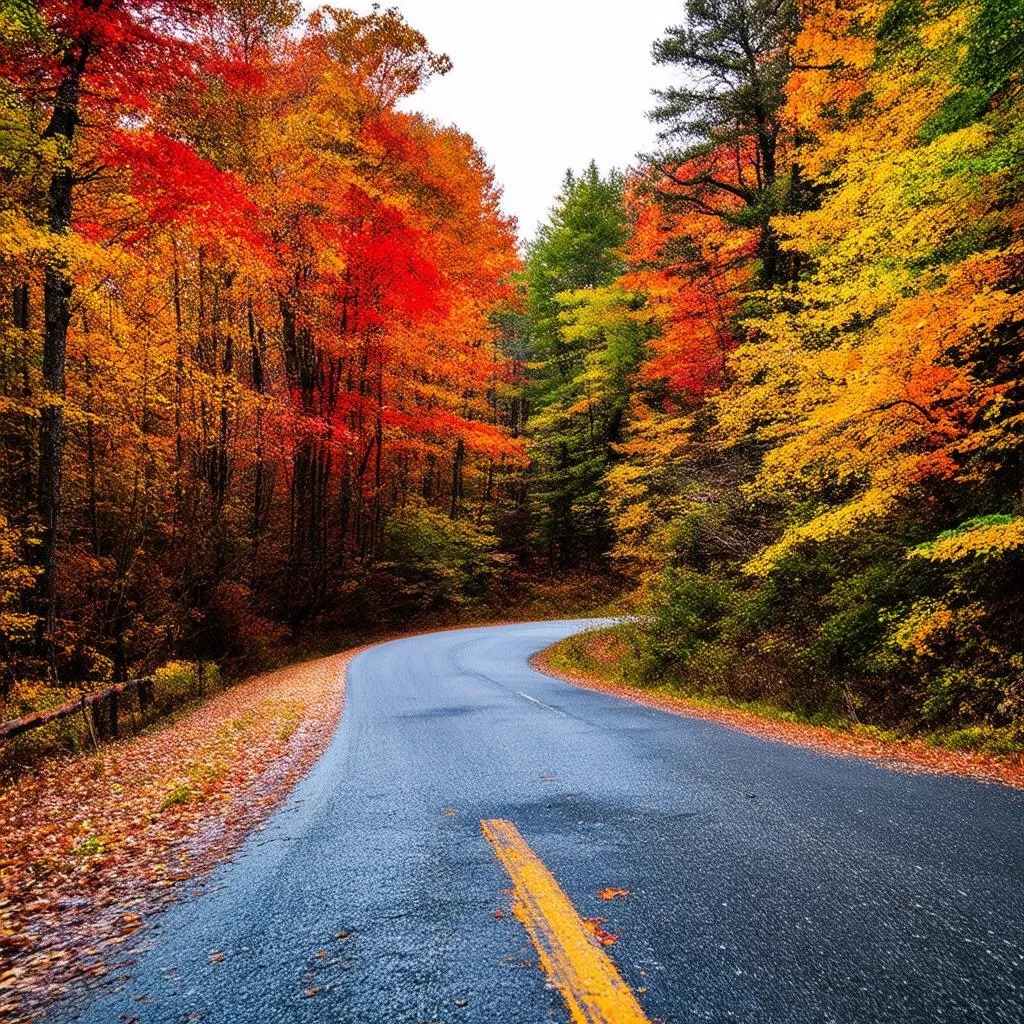 New England fall foliage