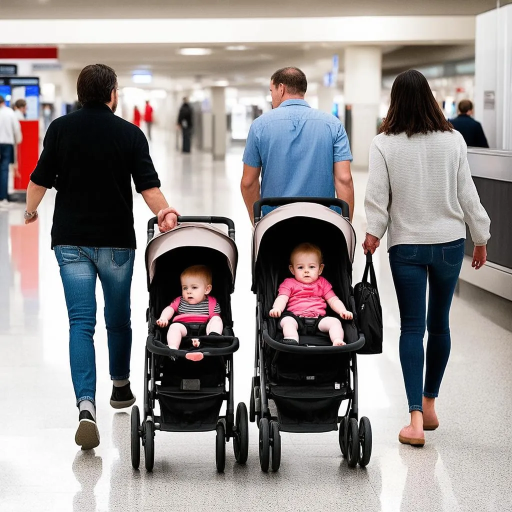 Family at Airport