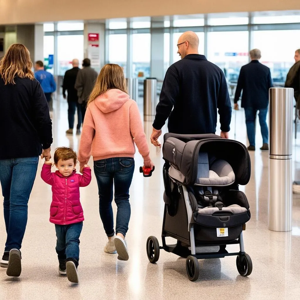 Family at Airport