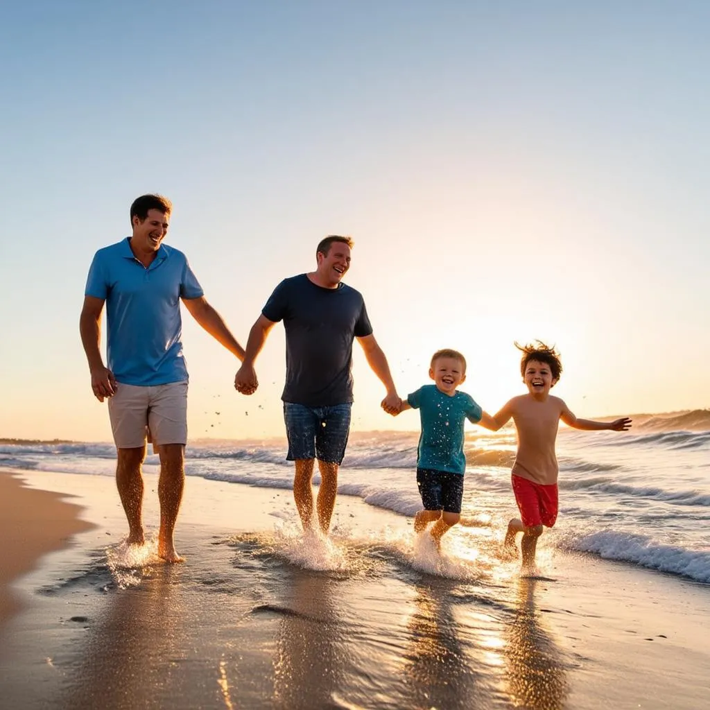 family beach vacation