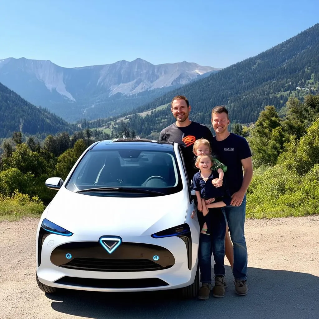 Family EV road trip