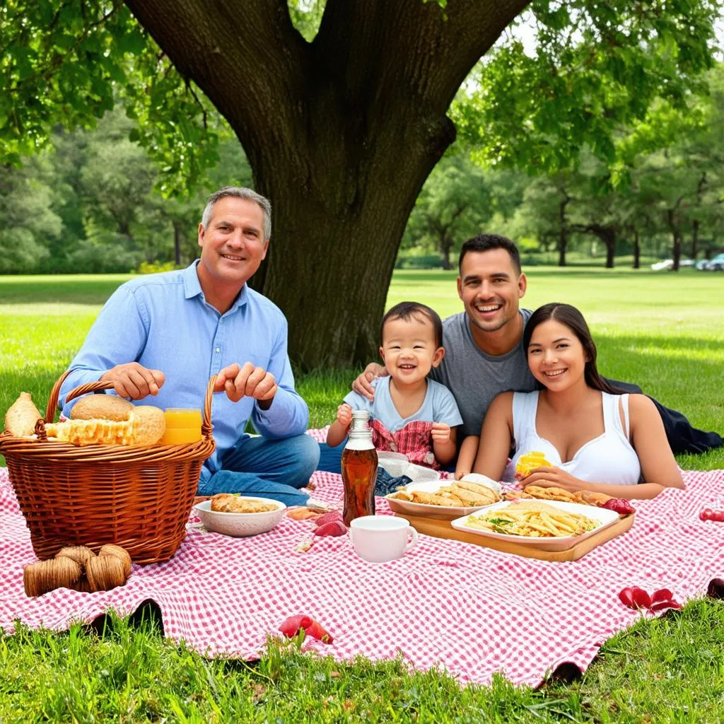 staycation-family-picnic