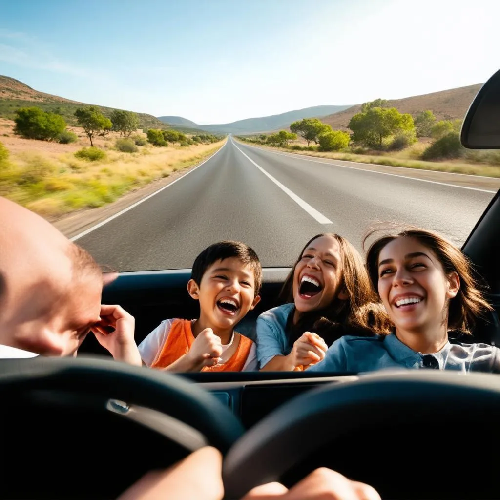 Family on a Road Trip