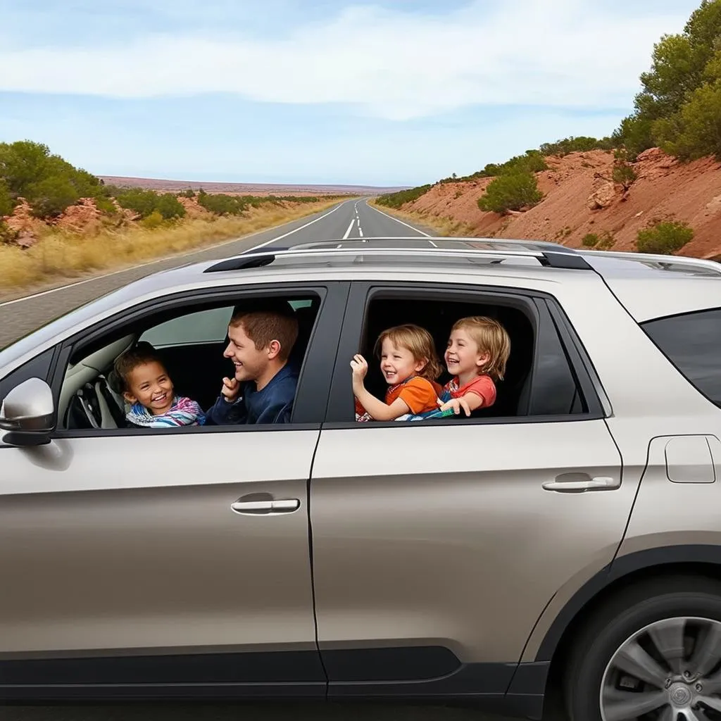 Family on a Road Trip