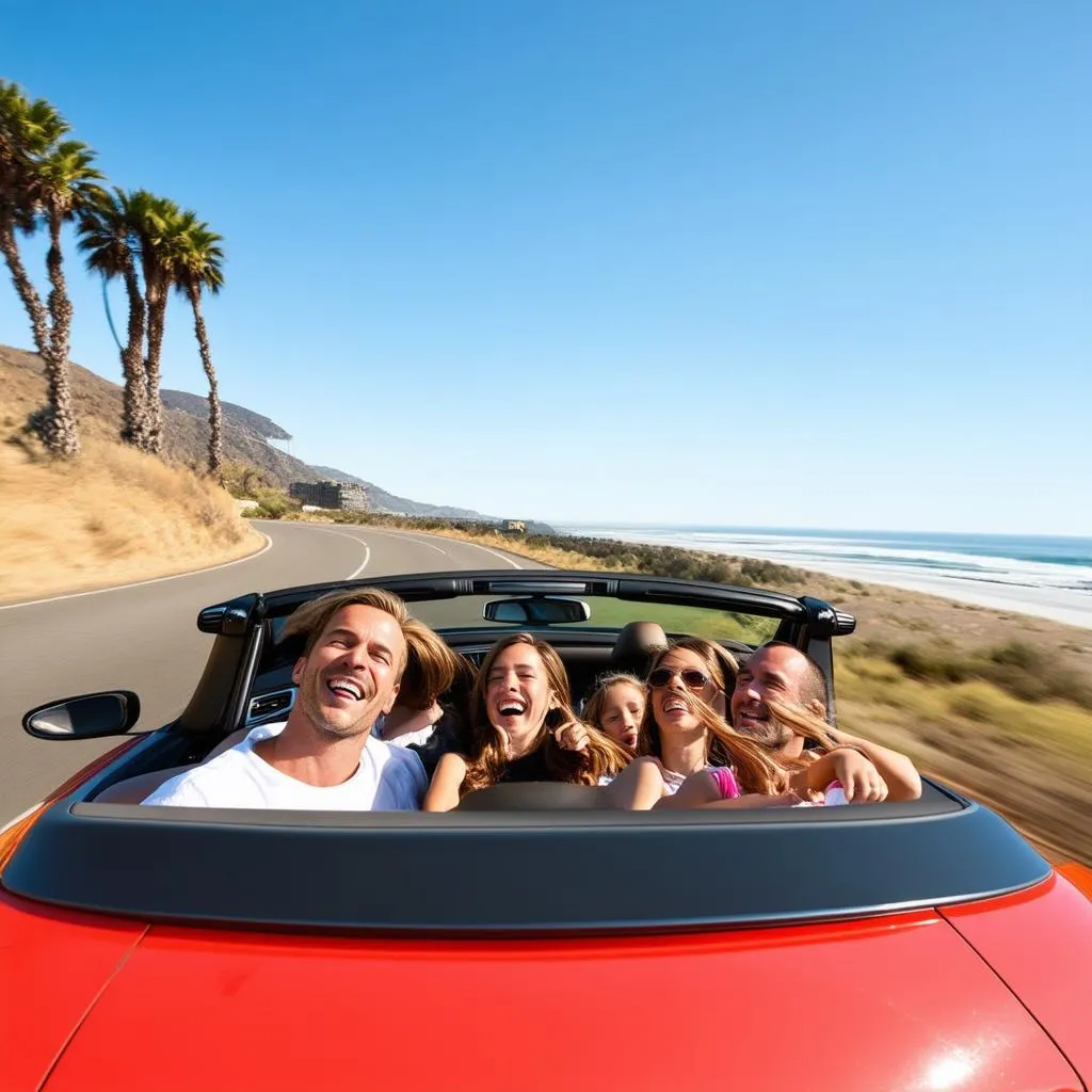 Family on Road Trip