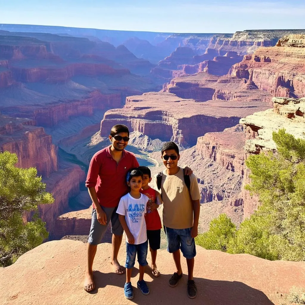 Family Trip to Grand Canyon