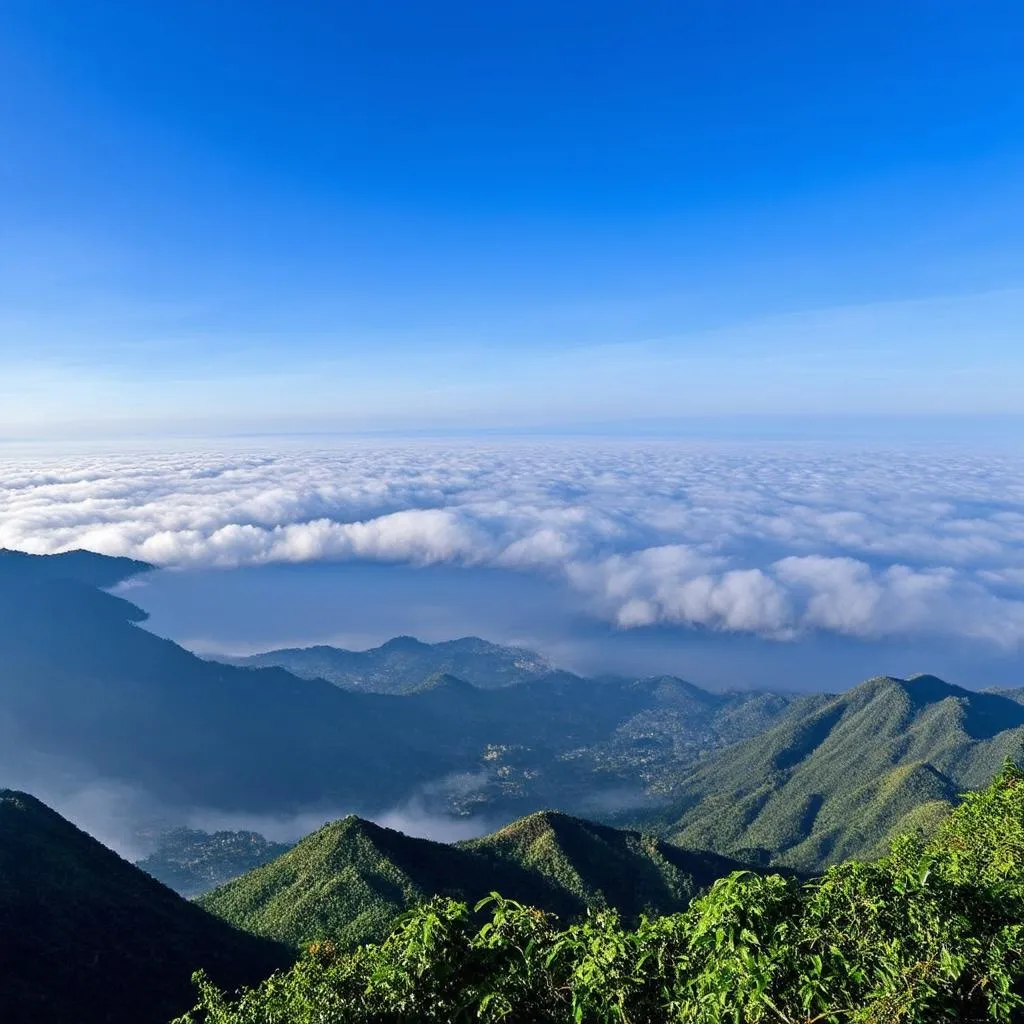 Breathtaking view from Fansipan Peak