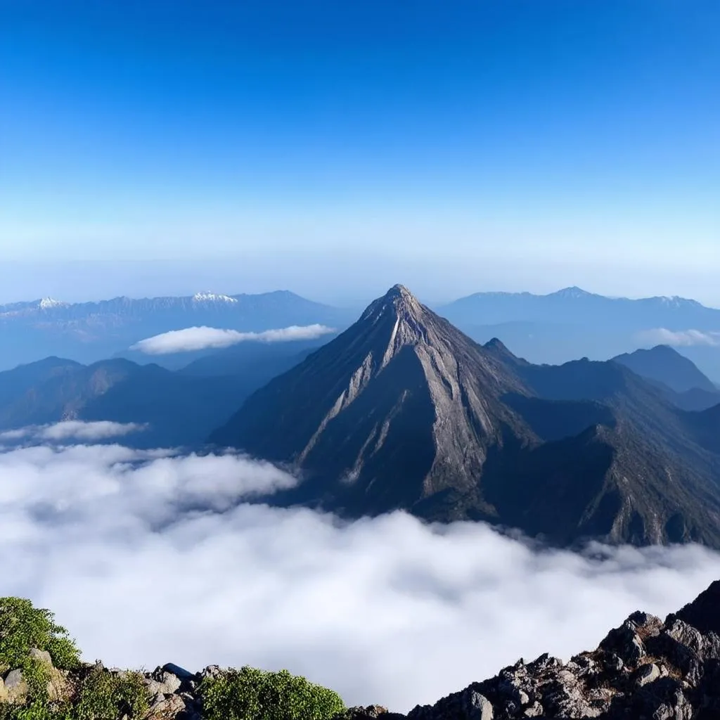 Fansipan summit view