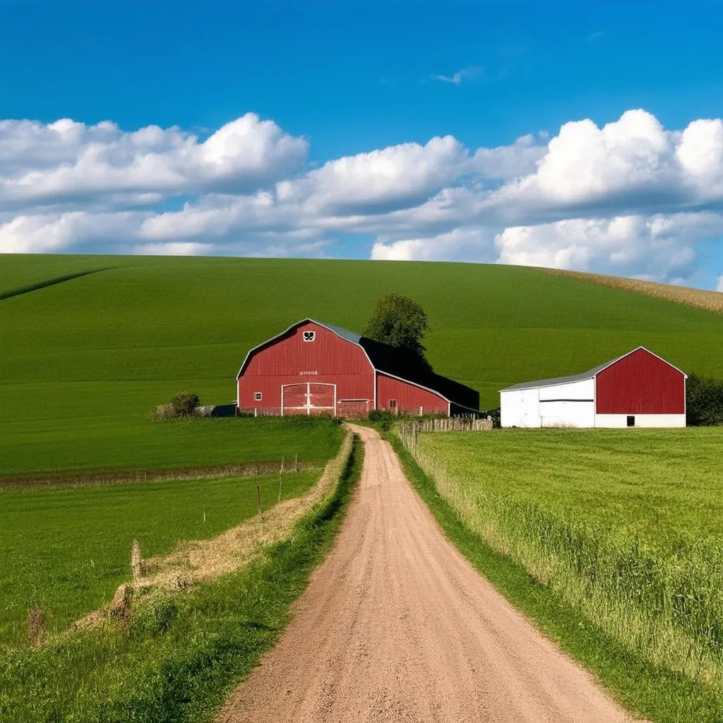 Scenic Farm Landscape