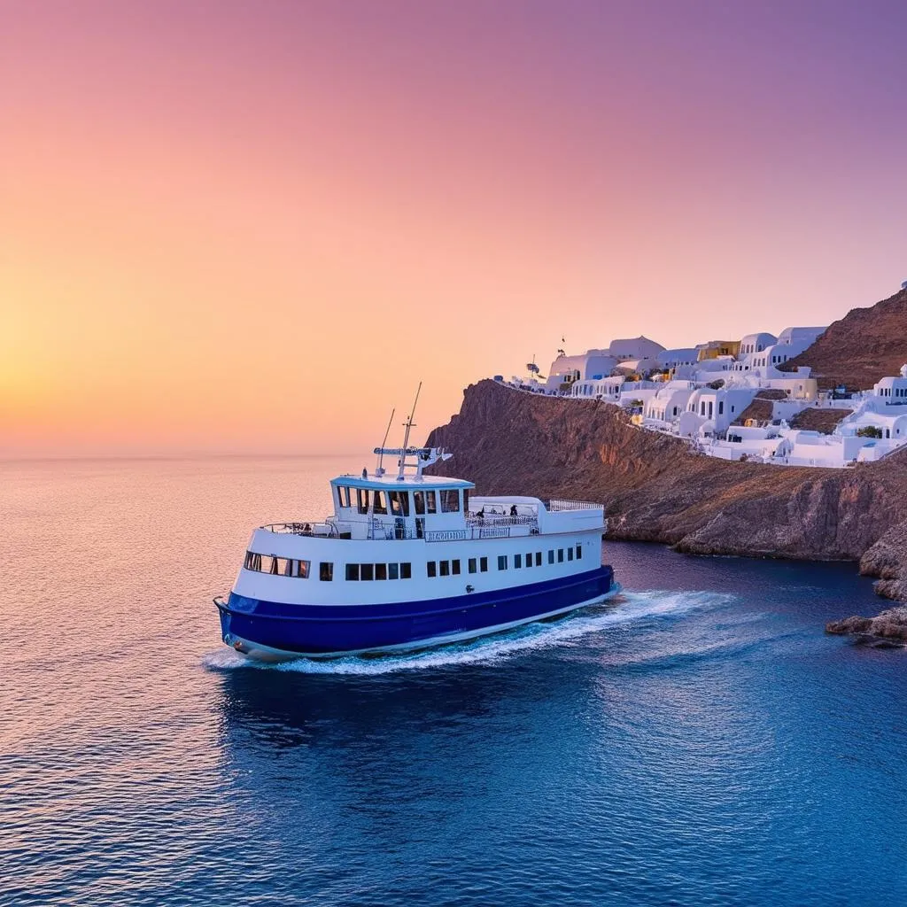 Santorini ferry