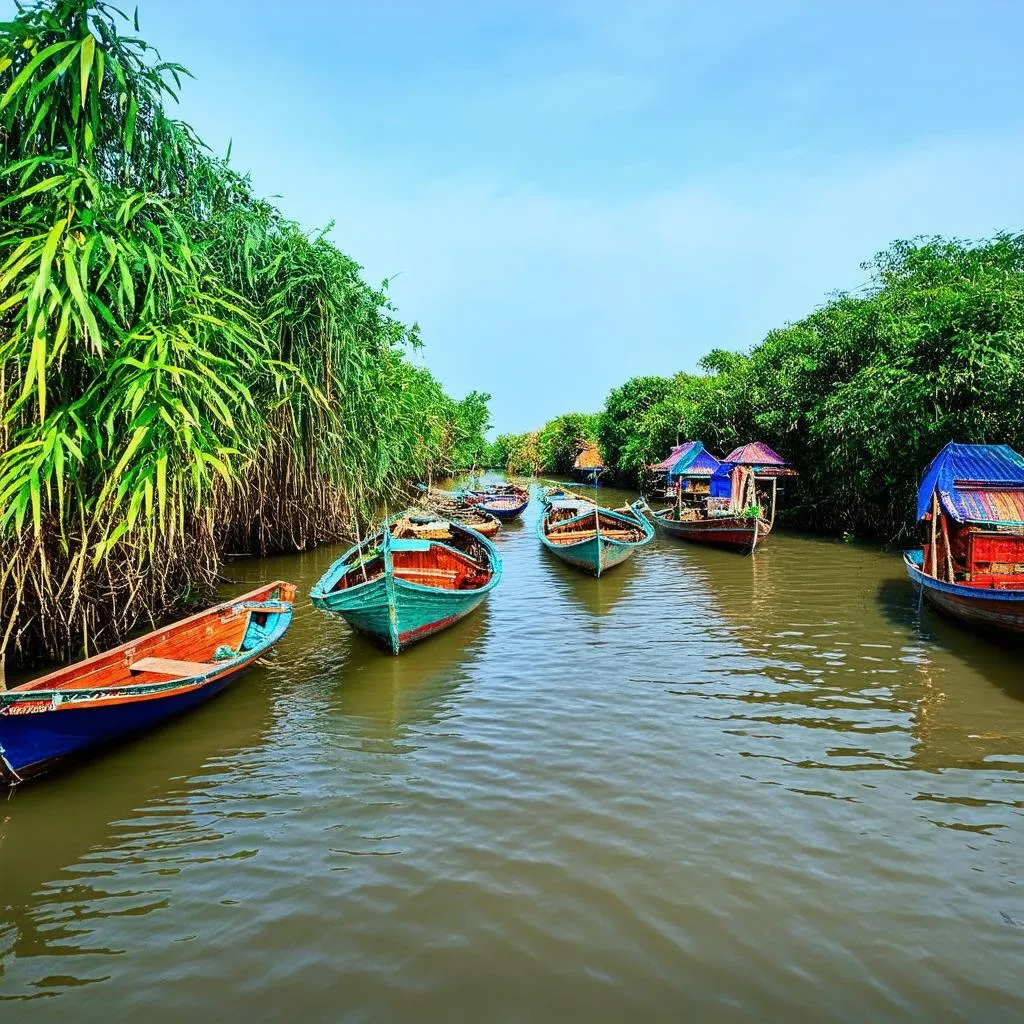 Mekong Delta boats