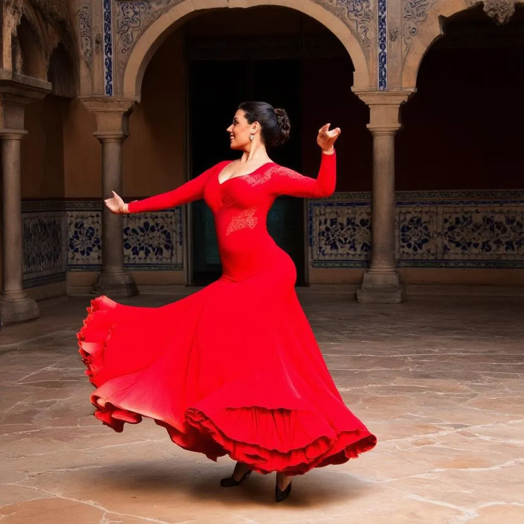 Flamenco Dancer in Seville, Spain