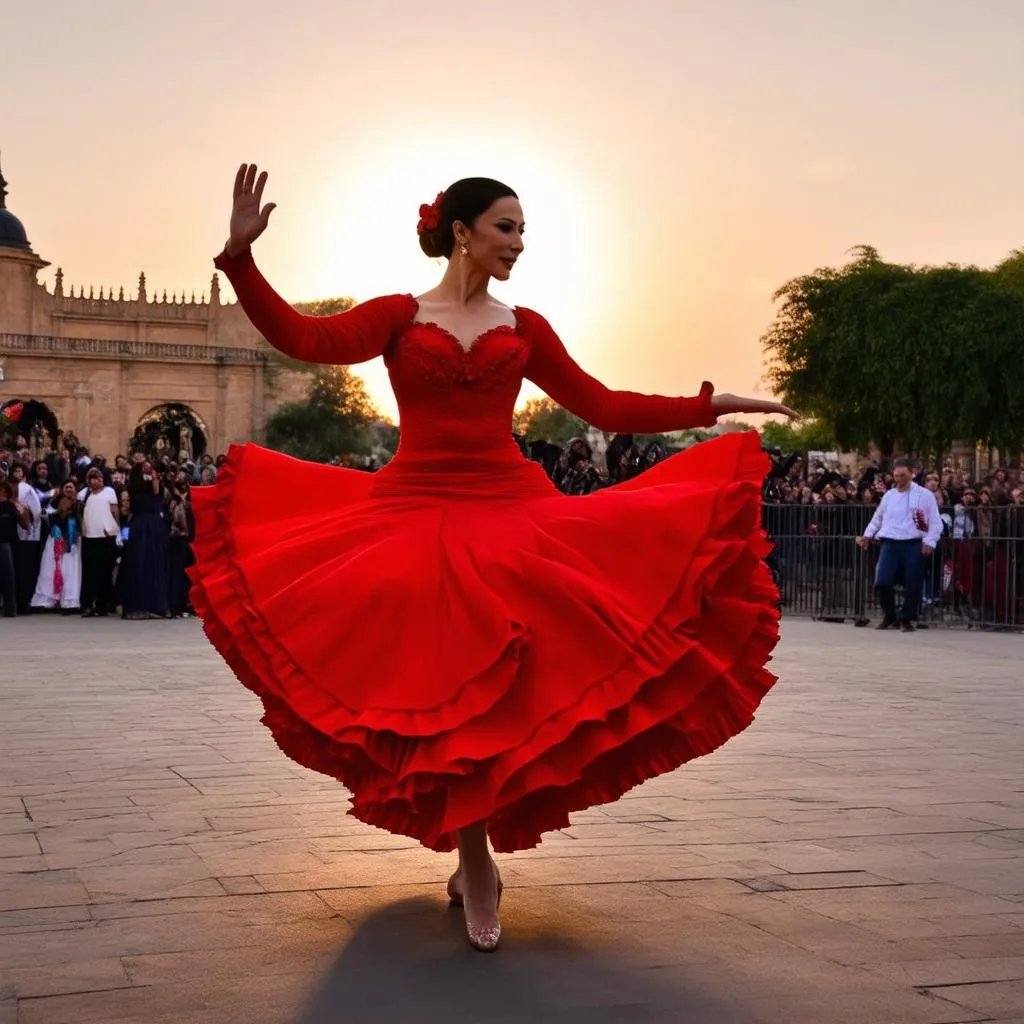 Flamenco Dancer in Seville