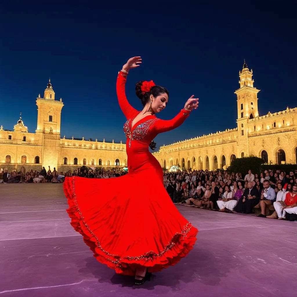 Flamenco dancer in Seville