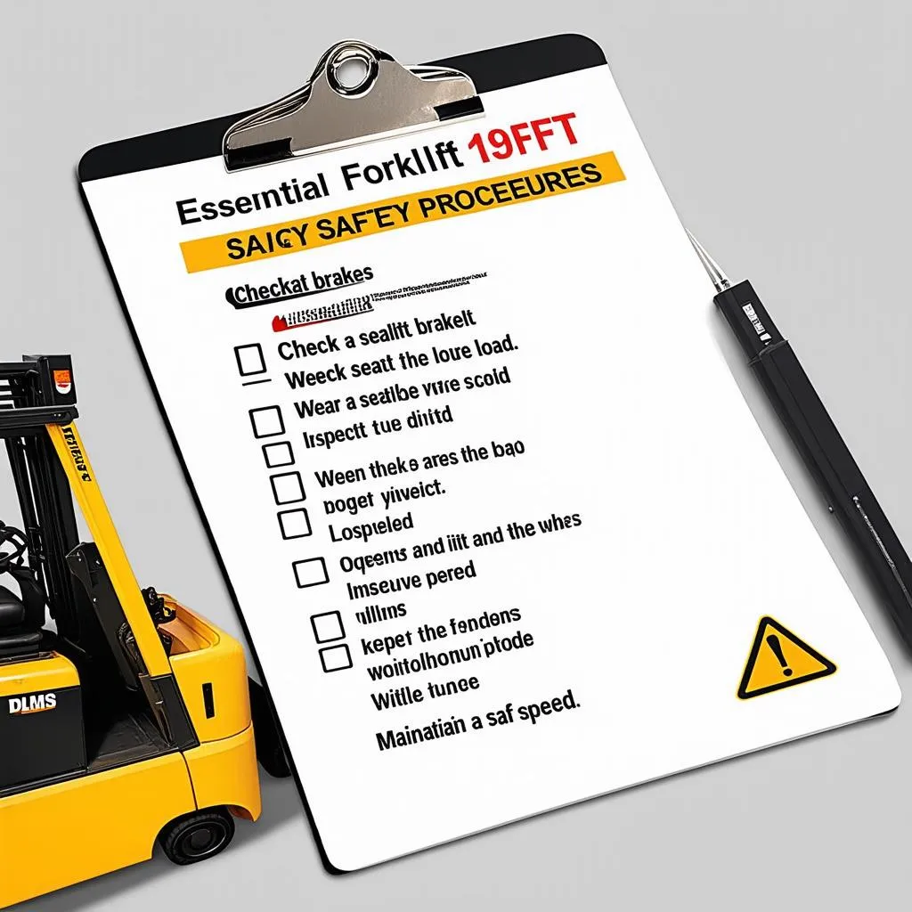 Forklift Safety Checklist