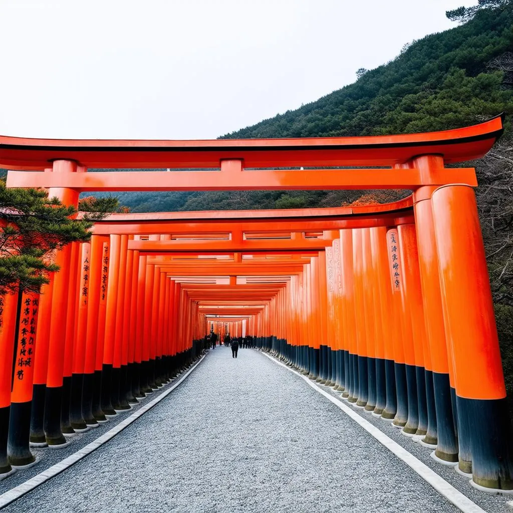 Fushimi Inari Shrine in Kyoto