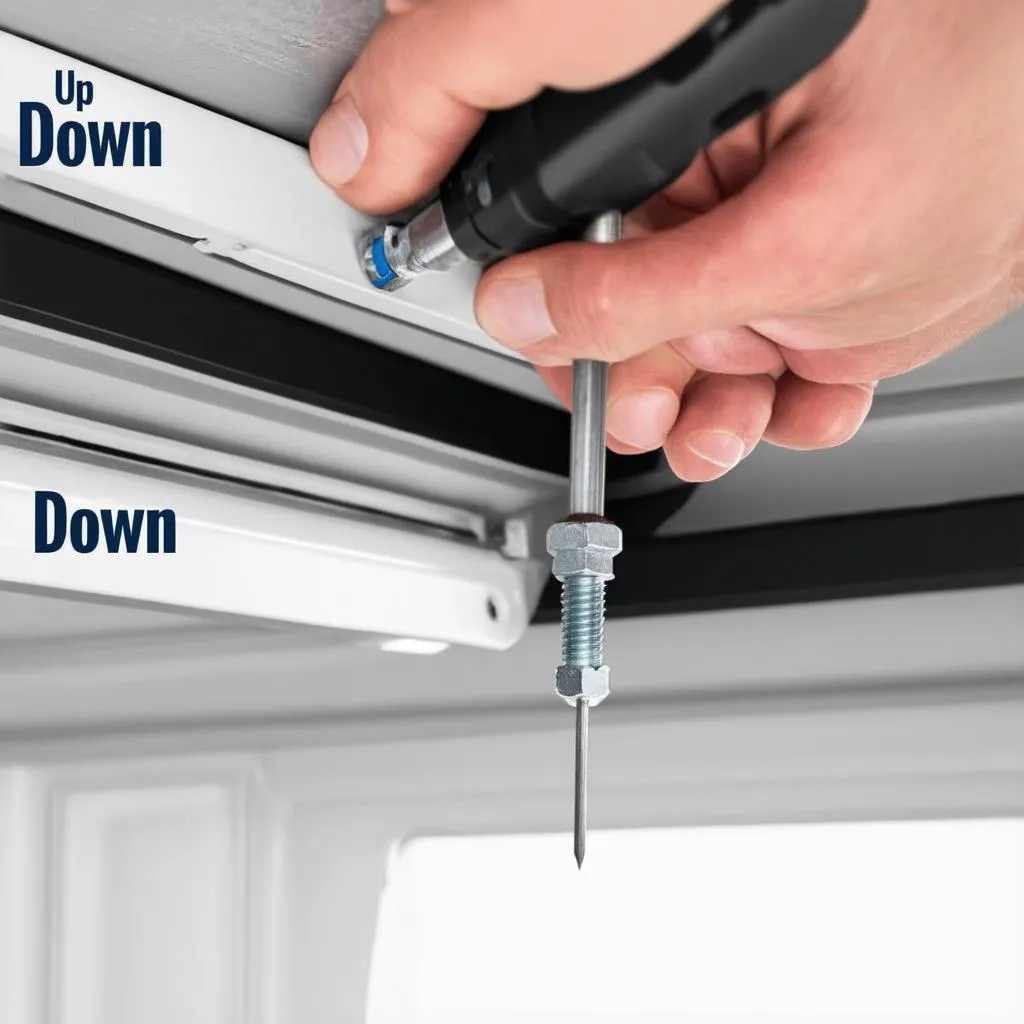 How to Adjust the Travel Down Setting on Your Garage Door