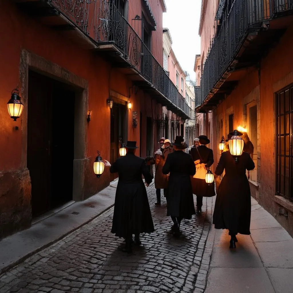 A ghostly walking tour through New Orleans