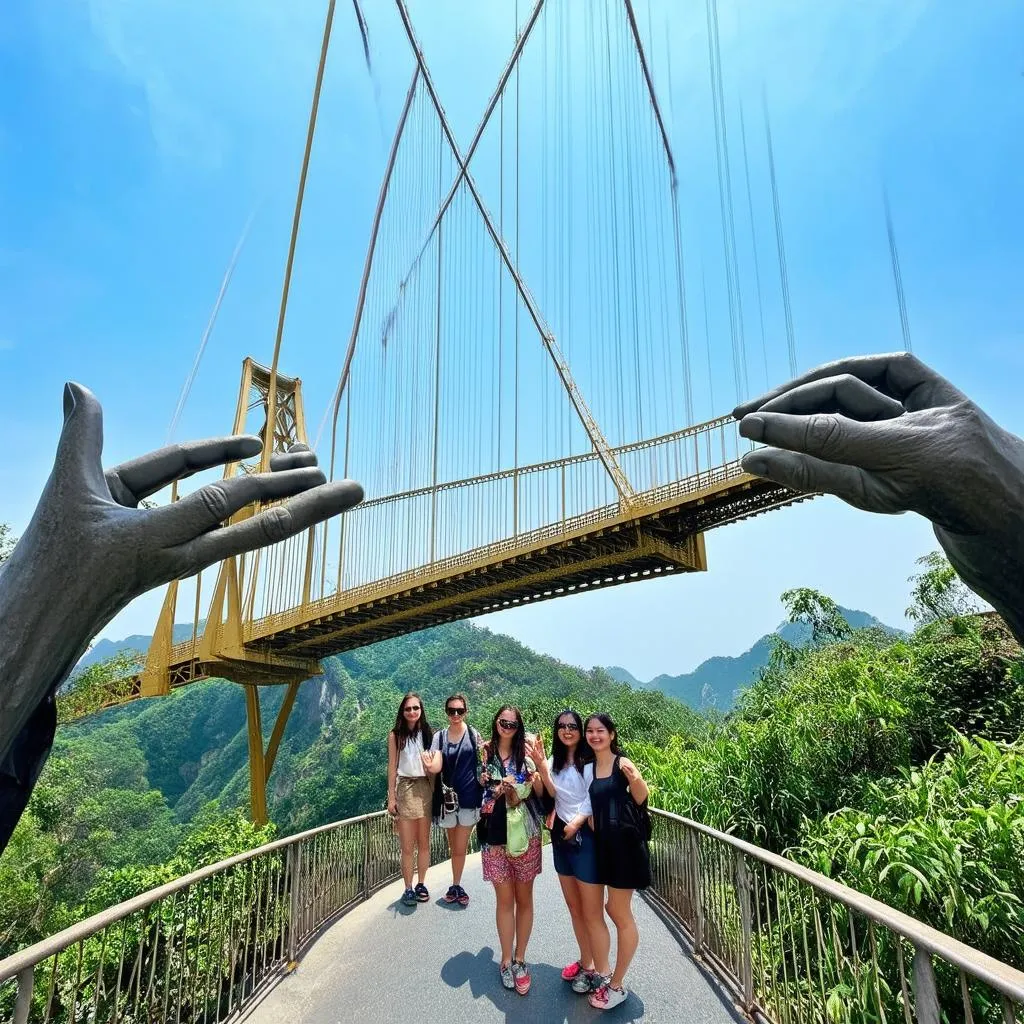 bana hills golden bridge danang