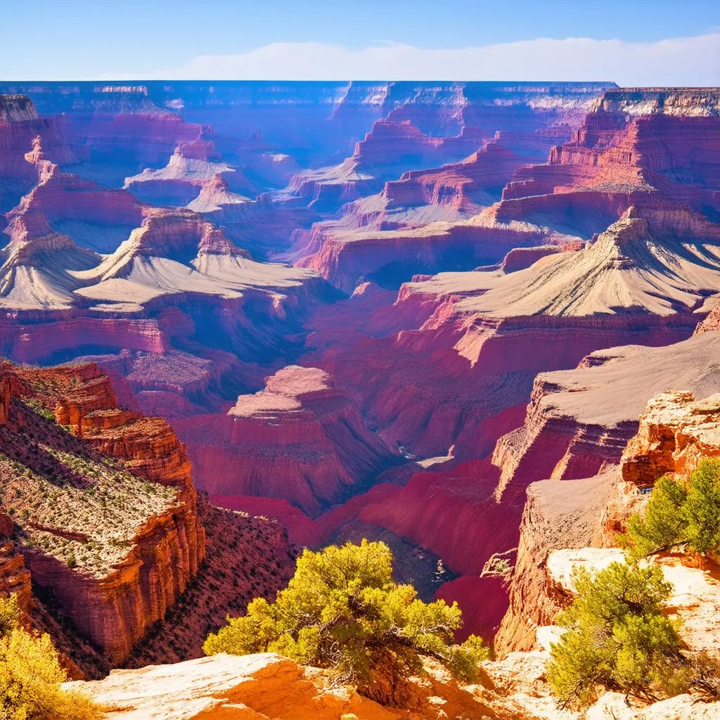 sunset over grand canyon