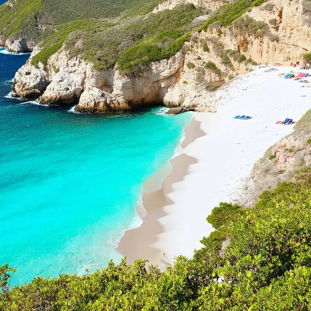 Secluded Greek Island Beach