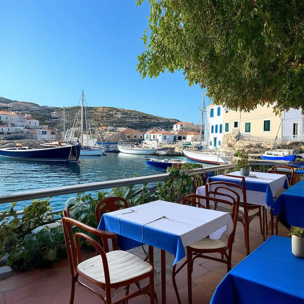 Greek Taverna by the Sea