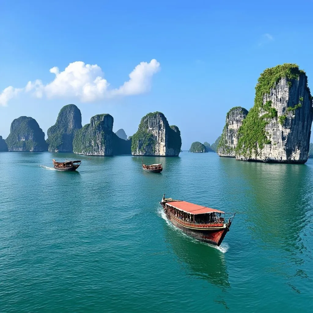 Scenic View of Ha Long Bay