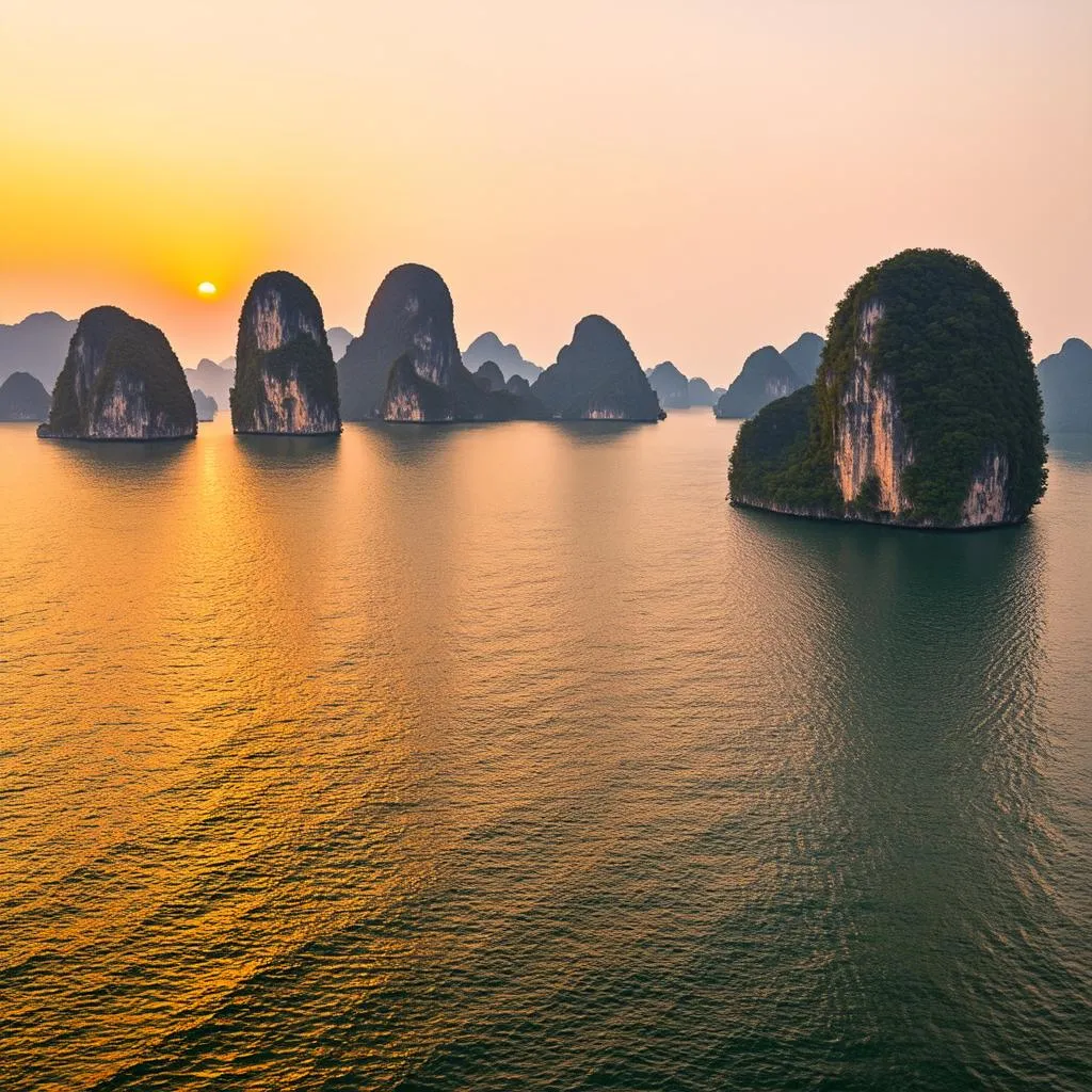 Ha Long Bay Sunset