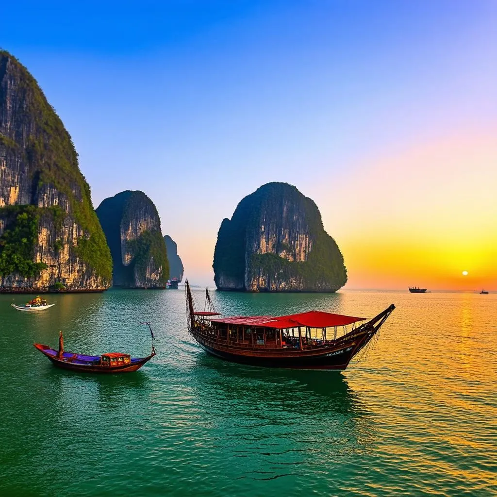 Halong Bay Sunset