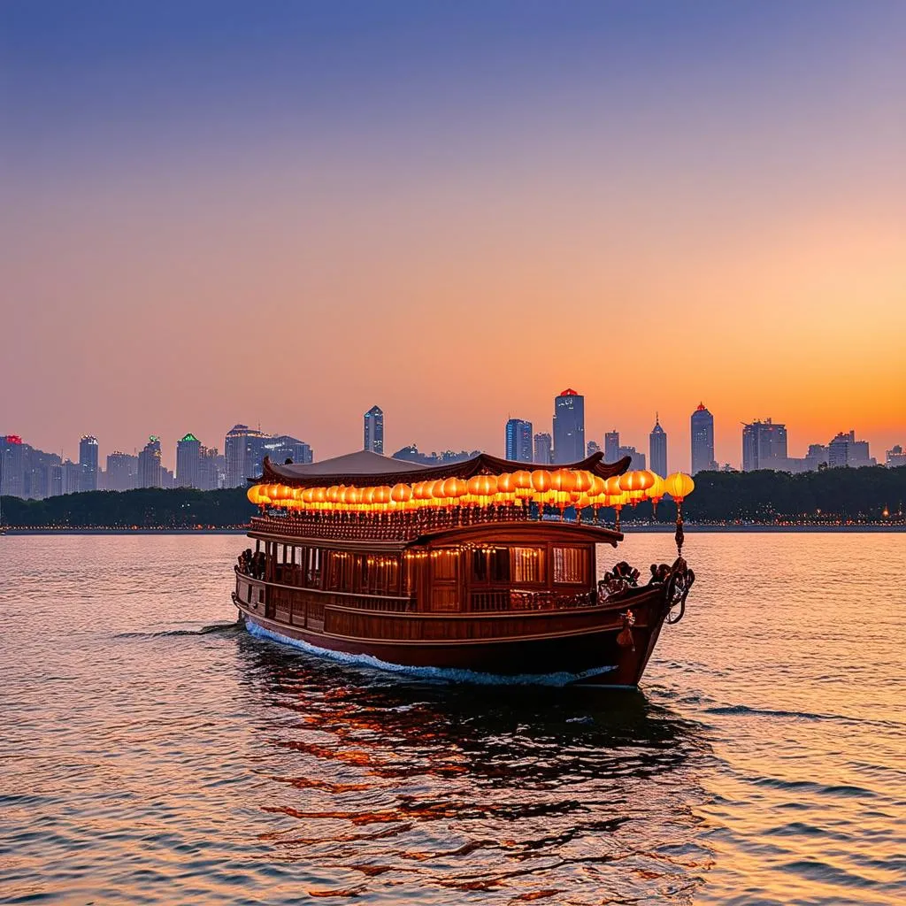 Han River Cruise at Sunset