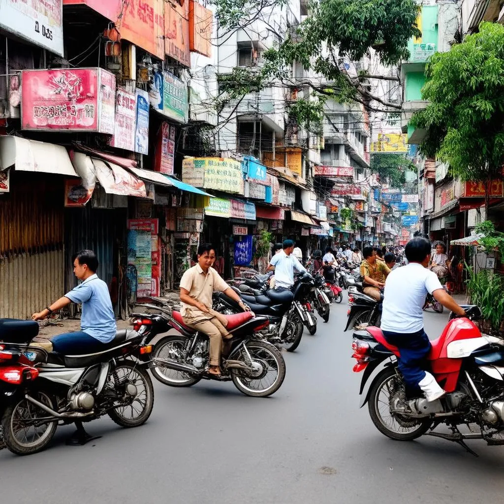 Hanoi Street Scene